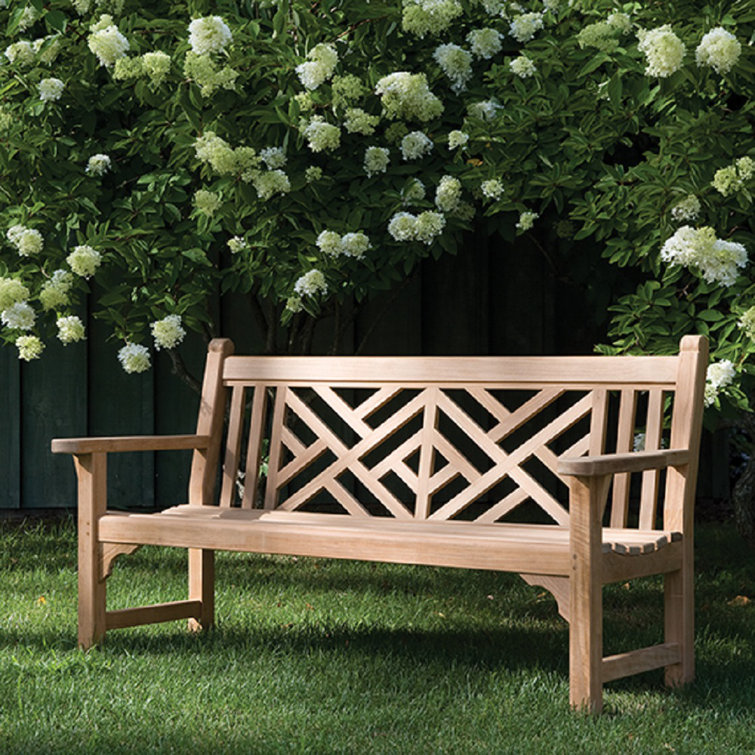 Kingsley Bate Chippendale Teak Garden Bench Perigold